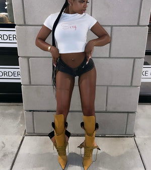 Timb Heel Boots