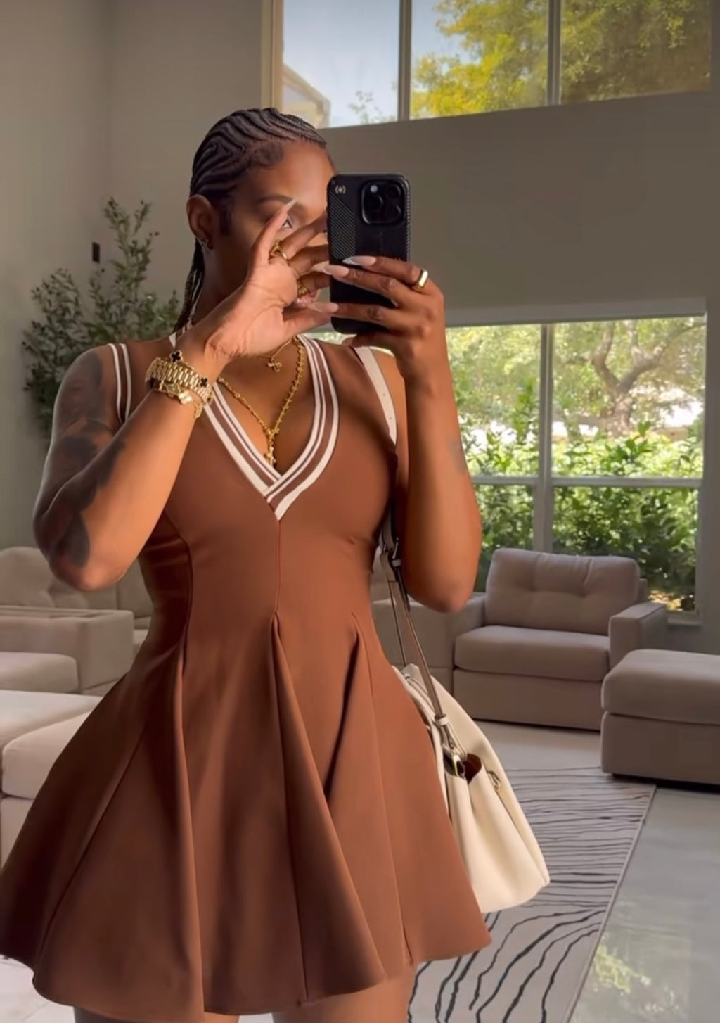 Brunette Dress