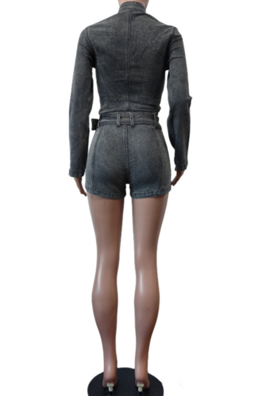 Dirty Denim Short Set