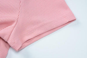 Asymmetric Denim Top
