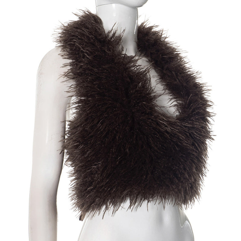 Cocoa Fur Top