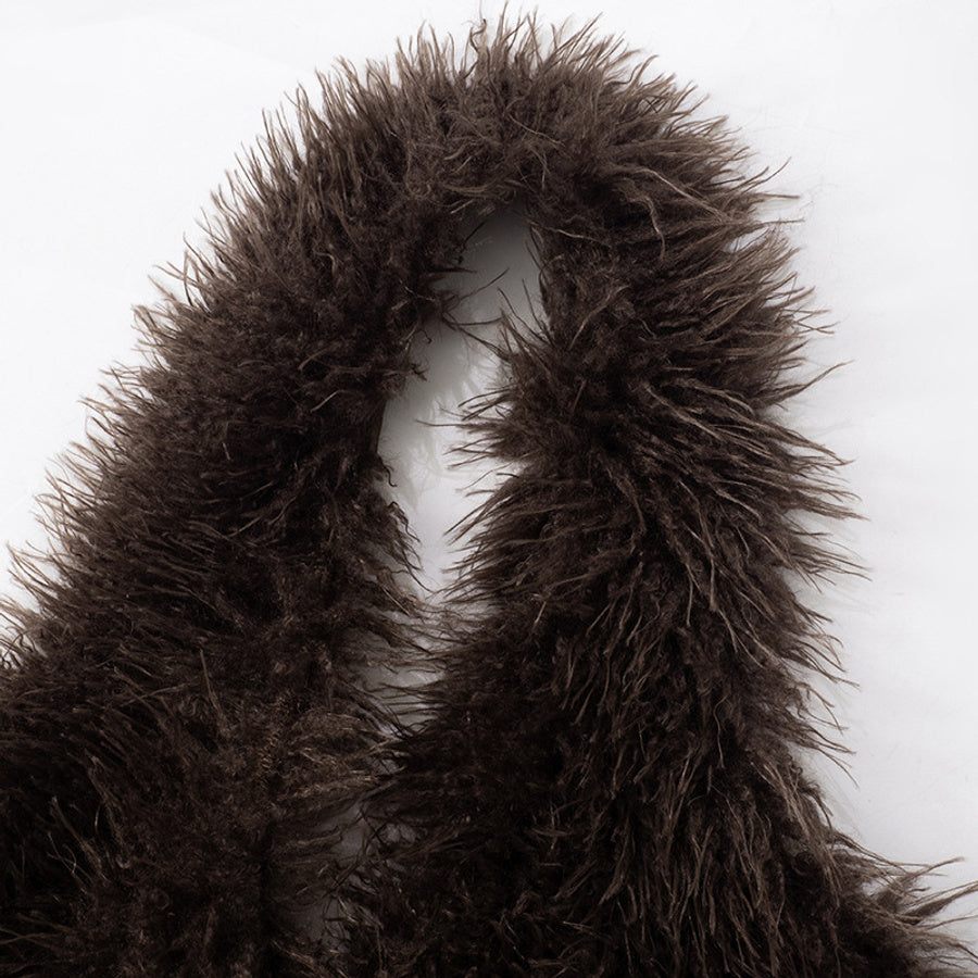 Cocoa Fur Top
